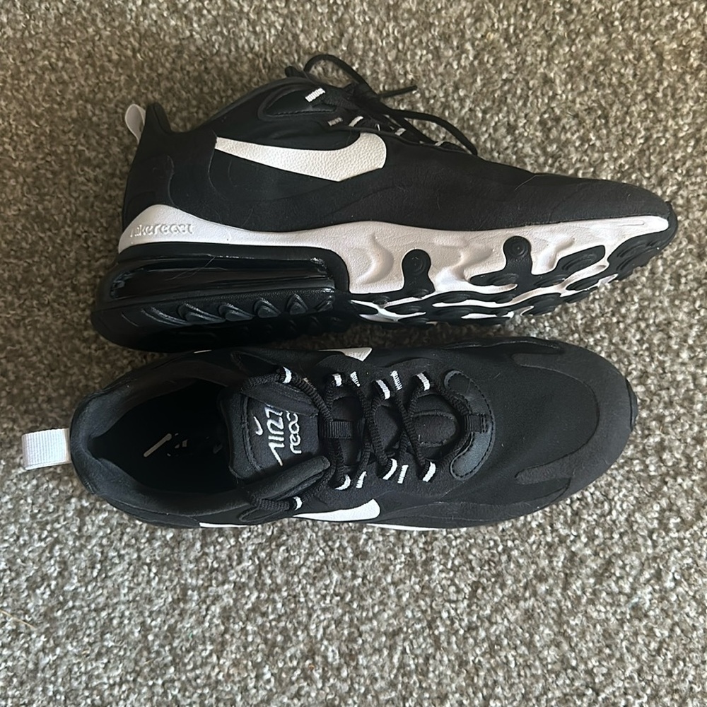 New Nike reacts